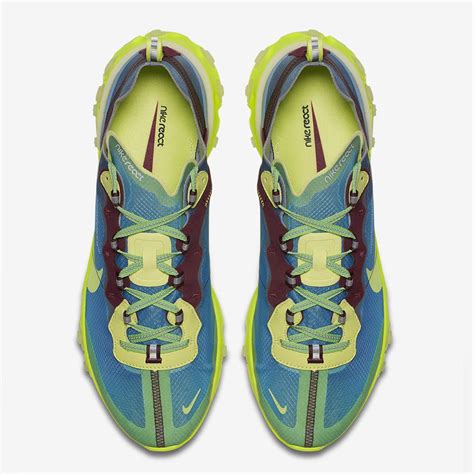 Nike x Undercover React Element 87 Lakeside & Electric Yellow